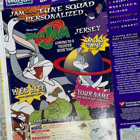 Antique Collectible Vintage Sports Michael Jordan Flattened Cereal Box. - Picture 6 of 6